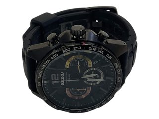 reloj pulsera caballero seiko chronograph 10 bar