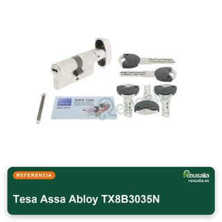 Tesa TX8B3035N cilindro seguridad perfil europeo