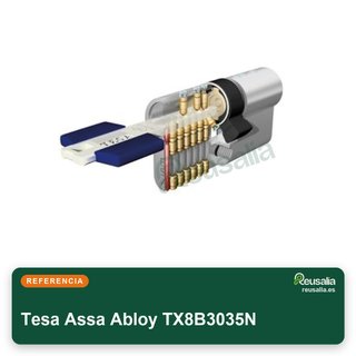 Tesa TX8B3035N cilindro seguridad perfil europeo