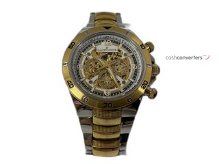 reloj pulsera caballero lanscotte skeleton