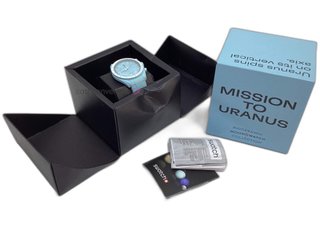 reloj pulsera unisex swatch moonswatch mission to uranus