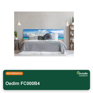 Cabecero cama PVC impresión digital elegante