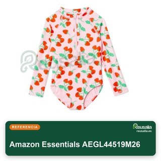 Costume da bagno a manica lunga Amazon Essentials per ragazze