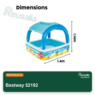 Bestway 52192 piscina infantil con parasol