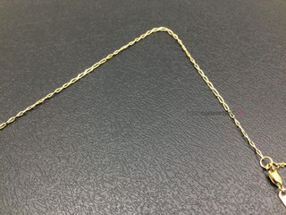 cadena oro 18k 28cm