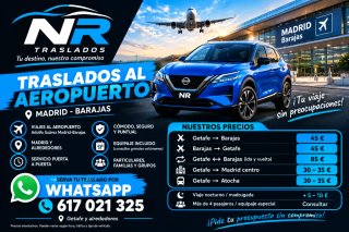 Portes y mudanzas viajes al aeropuerto