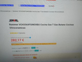 Cocina de gas Rommer T (butano)
