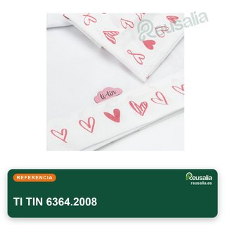 TI TIN Sábanas cuna algodón 70x140