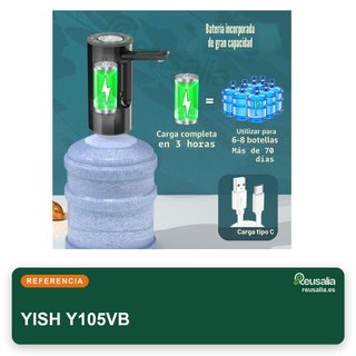 YISH dispensador eléctrico agua garrafa USB 5