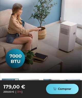 Aire Acondicionado Cecotec ForceClima 7100