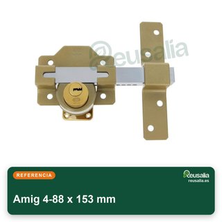 Amig 4-88 x 153 mm cerrojo seguridad acero puertas