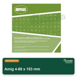 Amig 4-88 x 153 mm cerrojo seguridad acero puertas