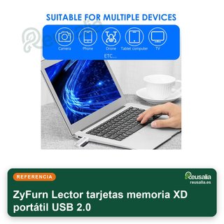 Lector tarjetas memoria XD portátil USB 2.0