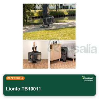 Lionto transportín plegable perros M 60x42x44 cm