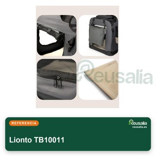 Lionto transportín plegable perros M 60x42x44 cm