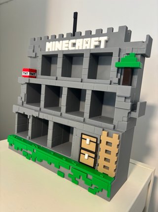 Expositor Minecraft Funko Pop Kinder Joy