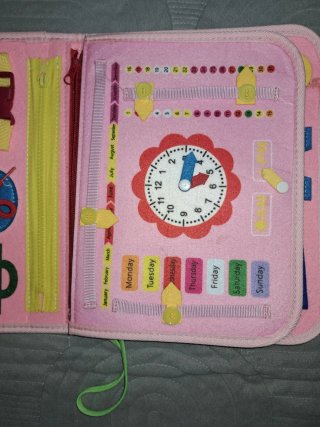 Libro de fieltro Montessori aprendizaje temprano