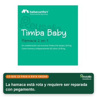 - Bebeconfort Timba Baby hamaca bebé reclinable