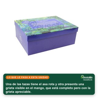- Juego tazas porcelana inspiración Monet 4
