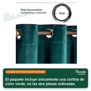 - WOLTU cortinas opacas terciopelo térmicas
