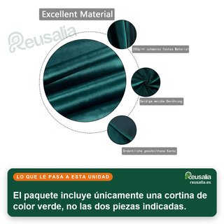 - WOLTU cortinas opacas terciopelo térmicas