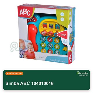 Simba ABC 104010016 teléfono colorido con