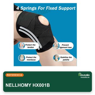 Rodillera Pro soporte ajustable XL
