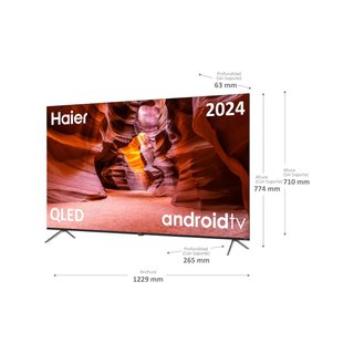 - Haier H55K705UG Smart TV 55" 4K QLED Android