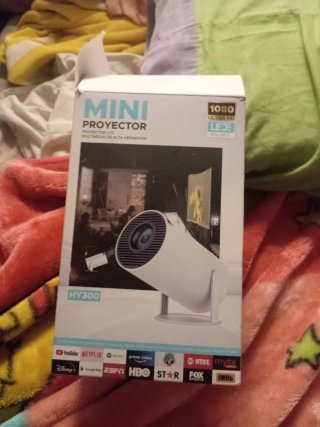 Mini proyector Hy300 blanco