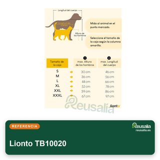 Lionto transportín plegable perros S
