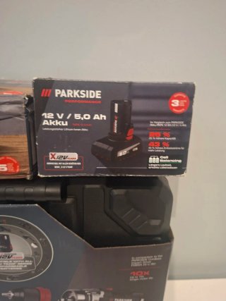 Taladro Percutor Parkside 12V 45Nm