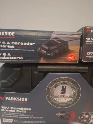 Taladro Percutor Parkside 12V 45Nm
