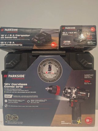 Taladro Percutor Parkside 12V 45Nm