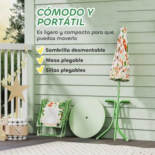 Conjunto Mesa y Sillas Jardín Infantil