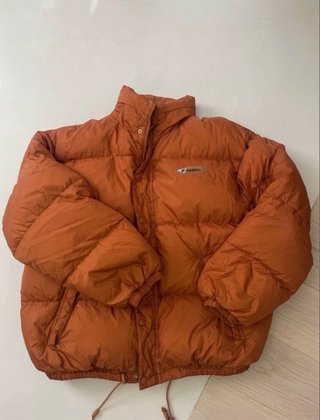 Giubbotto piumino Lotto vintage arancione