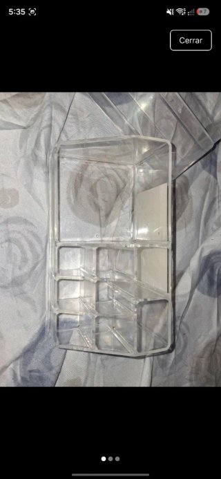 Organizador de maquillaje acrílico