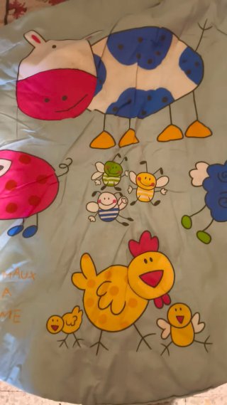Manta de juegos para bebé con animales