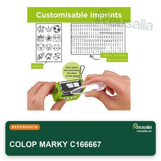 MARKY C166667 Sello duradero personalizable