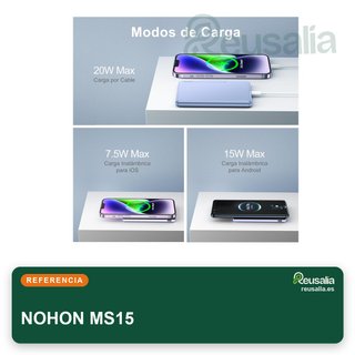 Powerbank magnetico NOHON con carica rapida