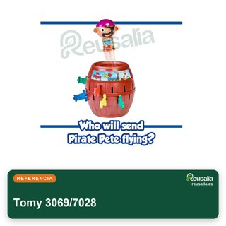 Tomy 3069/7028 Pop-up Pirate juego pirata barril
