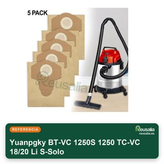 Bolsas repuesto aspiradora 20L BT-VC 1250S