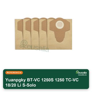 Bolsas repuesto aspiradora 20L BT-VC 1250S