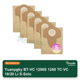 Bolsas repuesto aspiradora 20L BT-VC 1250S