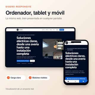 Diseño y creación de página web profesional