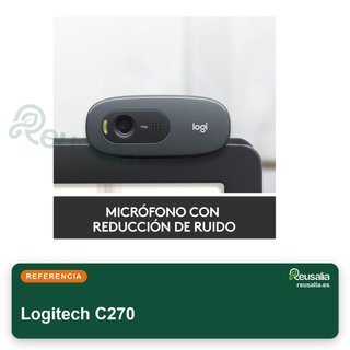 Logitech C270 Webcam HD 720p micrófono