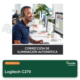 Logitech C270 Webcam HD 720p micrófono