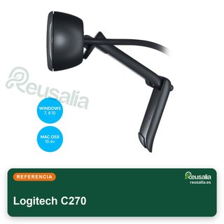 Logitech C270 Webcam HD 720p micrófono