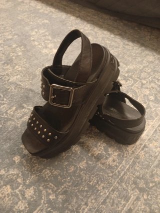 Sandalias Plataforma HUSH PUPPIES Negras