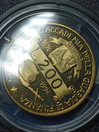 Divisionale Italia 1996 Proof Senza Argenti
