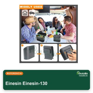 Einesin Pack 2 papeleras coche mini cubo basura